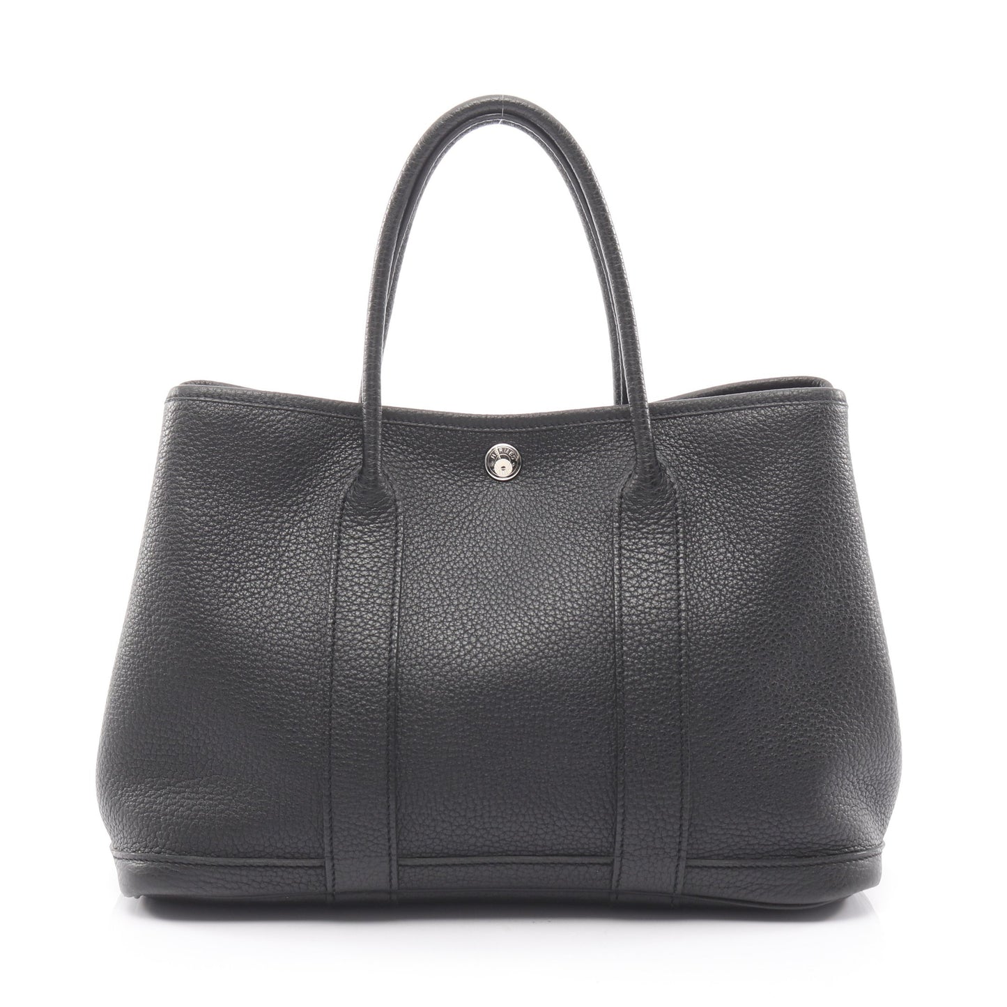 ガーデンパーティTPM ハンドバッグ トートバッグ ネゴンダ ブラック シルバー金具 □O刻印 エルメス バッグ HERMES