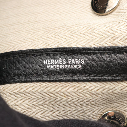 ガーデンパーティTPM ハンドバッグ トートバッグ ネゴンダ ブラック シルバー金具 □O刻印 エルメス バッグ HERMES