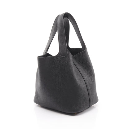 ピコタンロックPM ハンドバッグ トリヨンクレマンス ブラック ゴールド金具 K刻印 エルメス バッグ HERMES