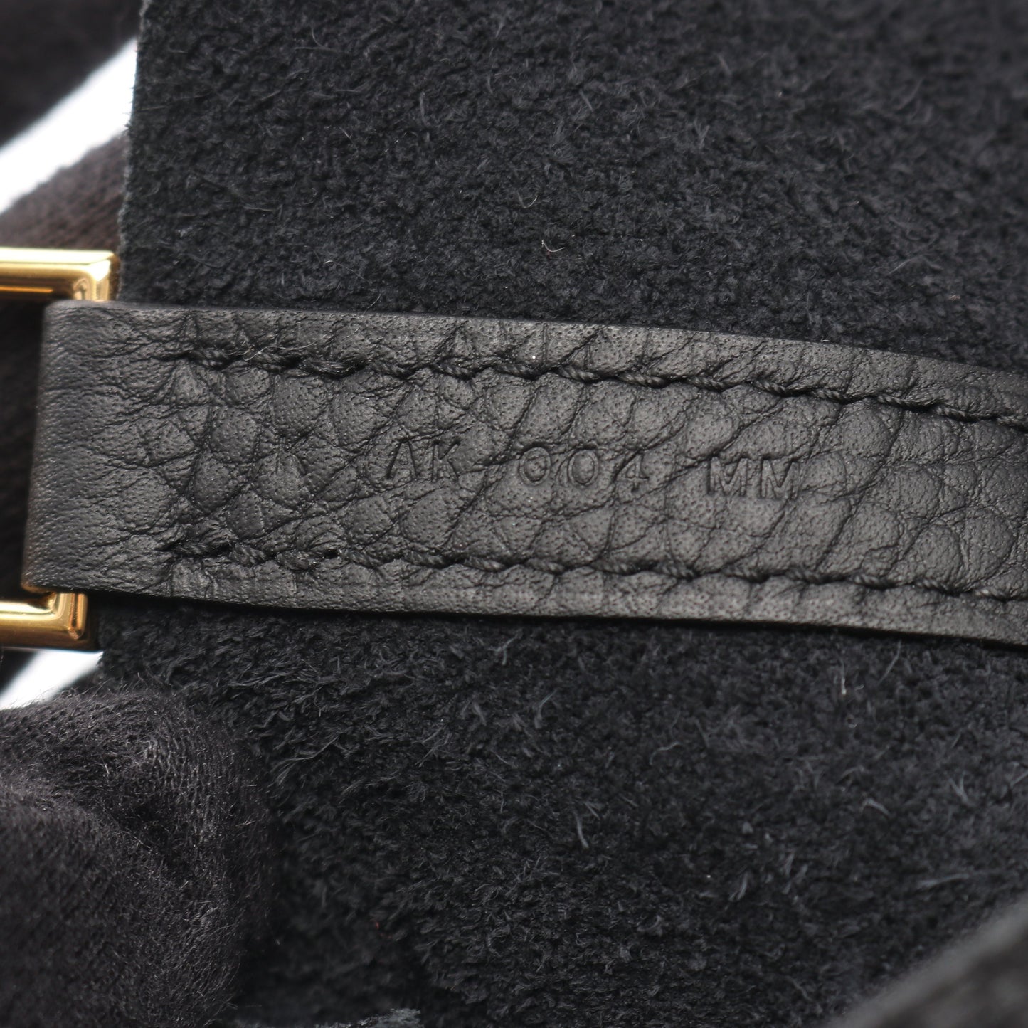 ピコタンロックPM ハンドバッグ トリヨンクレマンス ブラック ゴールド金具 K刻印 エルメス バッグ HERMES