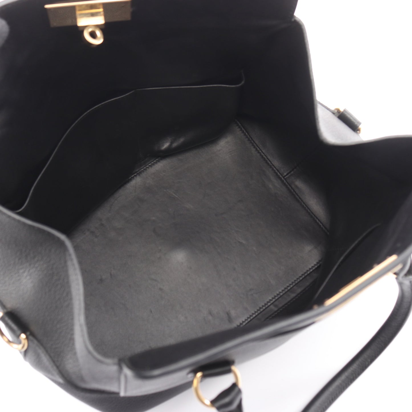 ツールボックス26 ハンドバッグ エバーカラー ブラック ゴールド金具 2WAY X刻印 エルメス バッグ HERMES