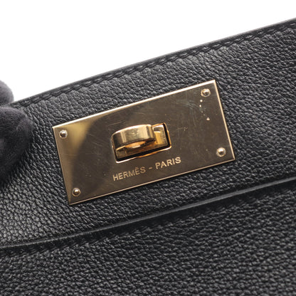 ツールボックス26 ハンドバッグ エバーカラー ブラック ゴールド金具 2WAY X刻印 エルメス バッグ HERMES