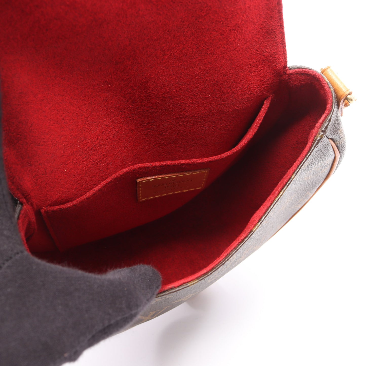 タンブラン モノグラム ショルダーバッグ PVC レザー ブラウン ルイヴィトン バッグ LOUIS VUITTON