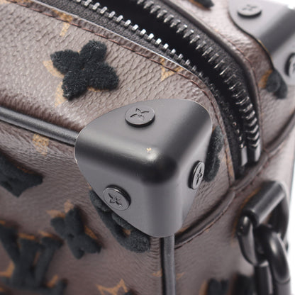 ミニ ソフトトランク モノグラム タフタージュ ショルダーバッグ PVC レザー ブラウン ブラック ルイヴィトン バッグ LOUIS VUITTON