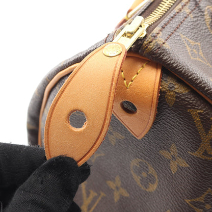 スピーディ30 モノグラム ハンドバッグ PVC レザー ブラウン ルイヴィトン バッグ LOUIS VUITTON