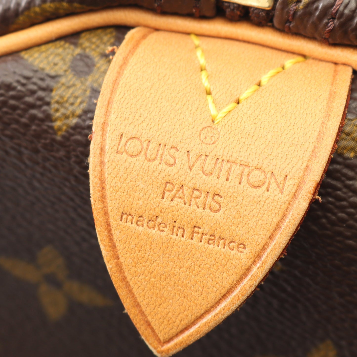 スピーディ30 モノグラム ハンドバッグ PVC レザー ブラウン ルイヴィトン バッグ LOUIS VUITTON