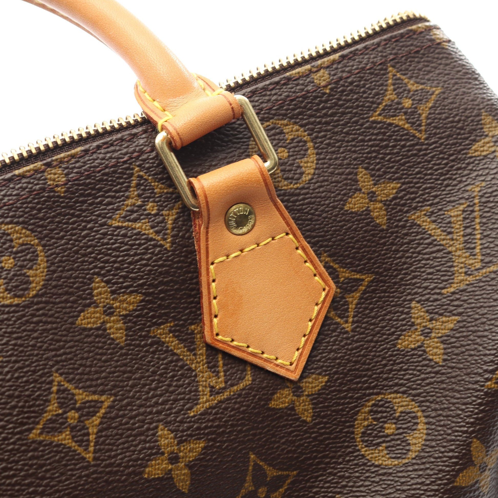 スピーディ30 モノグラム ハンドバッグ PVC レザー ブラウン ルイヴィトン バッグ LOUIS VUITTON
