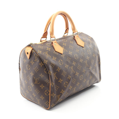 スピーディ30 モノグラム ハンドバッグ PVC レザー ブラウン ルイヴィトン バッグ LOUIS VUITTON