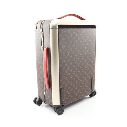 ホライゾン 55 モノグラム ポピーレッド キャリーケース スーツケース PVC レザー ブラウン レッド ルイヴィトン バッグ LOUIS VUITTON