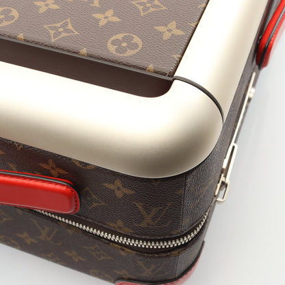 ホライゾン 55 モノグラム ポピーレッド キャリーケース スーツケース PVC レザー ブラウン レッド ルイヴィトン バッグ LOUIS VUITTON