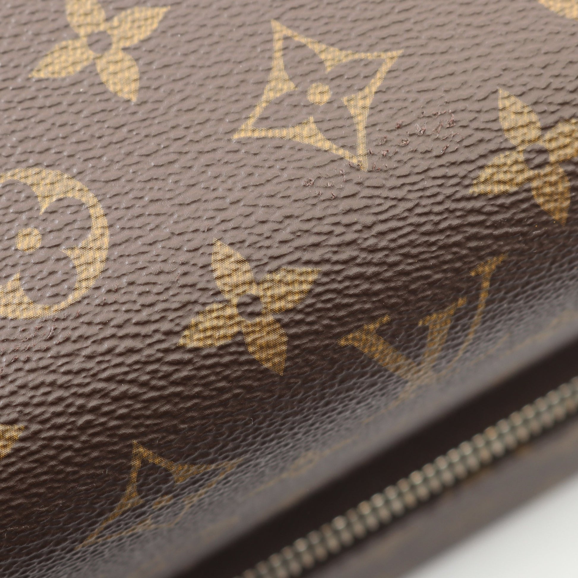 ホライゾン 55 モノグラム ポピーレッド キャリーケース スーツケース PVC レザー ブラウン レッド ルイヴィトン バッグ LOUIS VUITTON