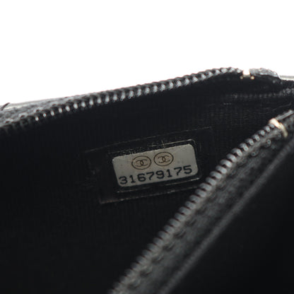 マトラッセ パールチェーン ショルダーウォレット ラムスキン ブラック ゴールド金具 シャネル バッグ CHANEL