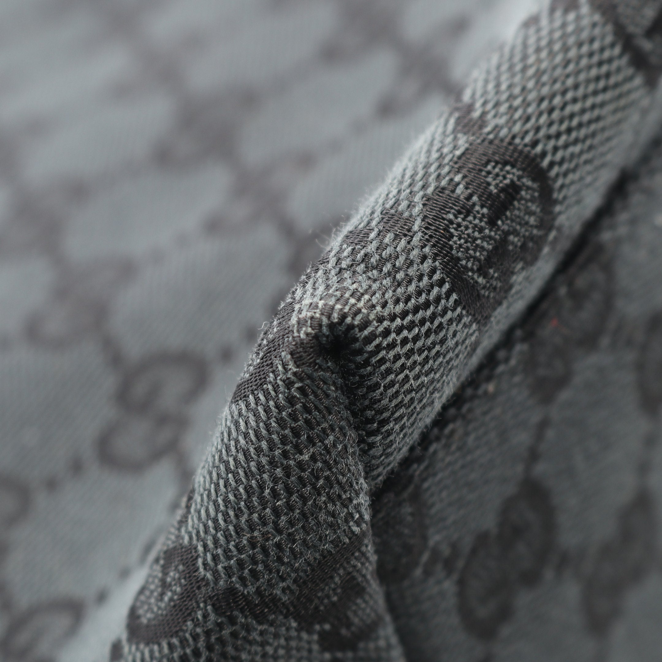 GG柄 ワンショルダーバッグ キャンバス レザー ダークグレー グッチ