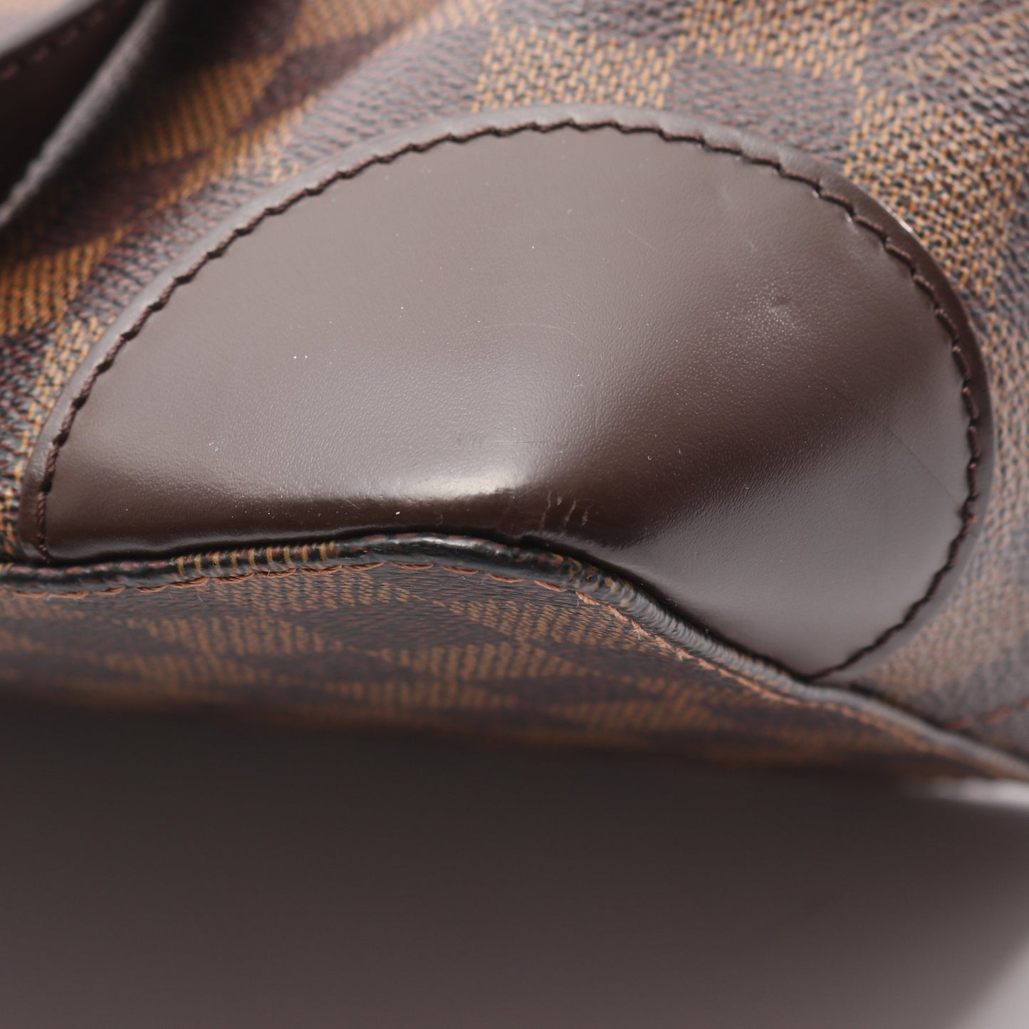 ハムステッドPM ダミエエベヌ ハンドバッグ トートバッグ PVC レザー ブラウン ルイヴィトン バッグ LOUIS VUITTON
