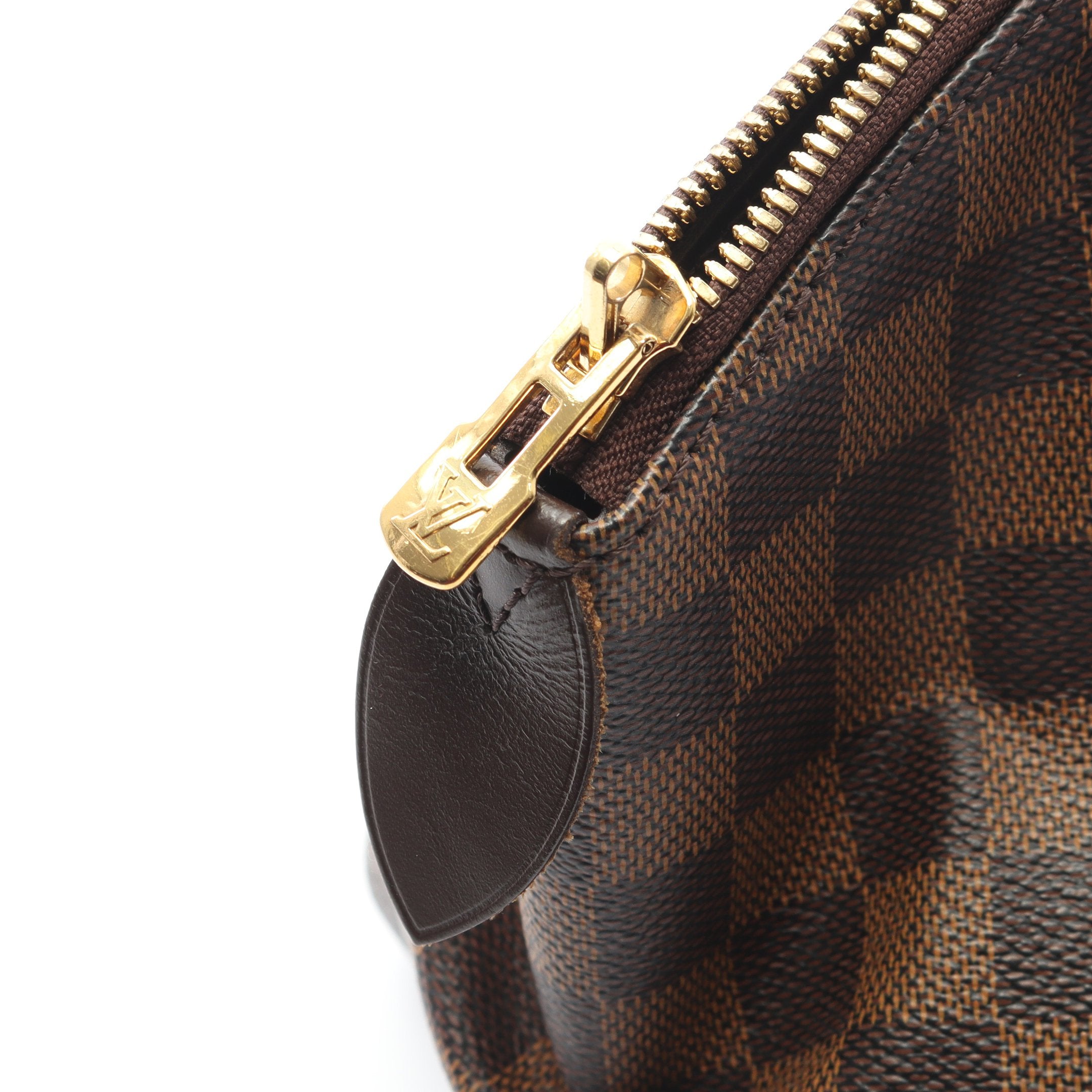 ヴェローナPM ダミエエベヌ ショルダーバッグ PVC レザー ブラウン