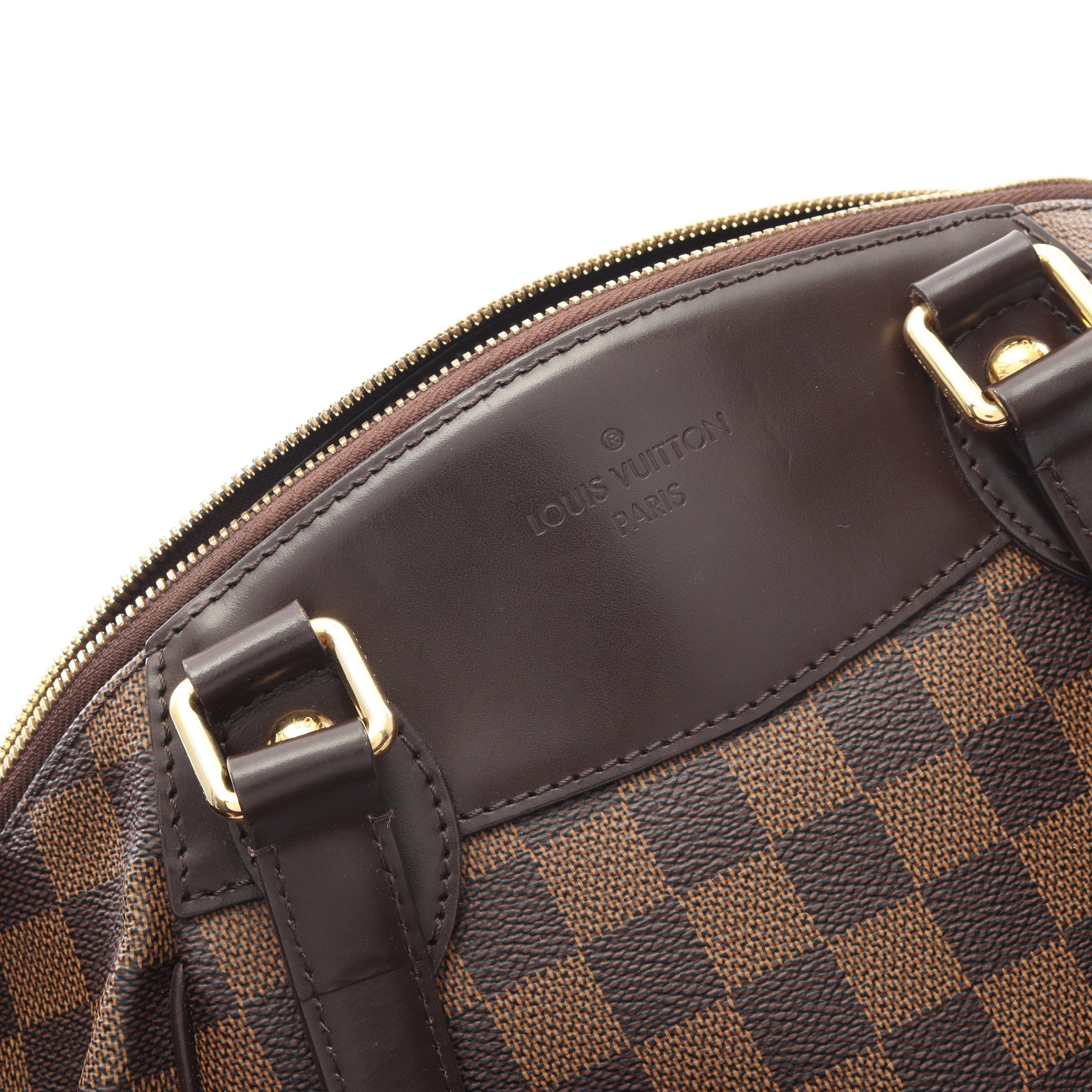 ヴェローナPM ダミエエベヌ ショルダーバッグ PVC レザー ブラウン