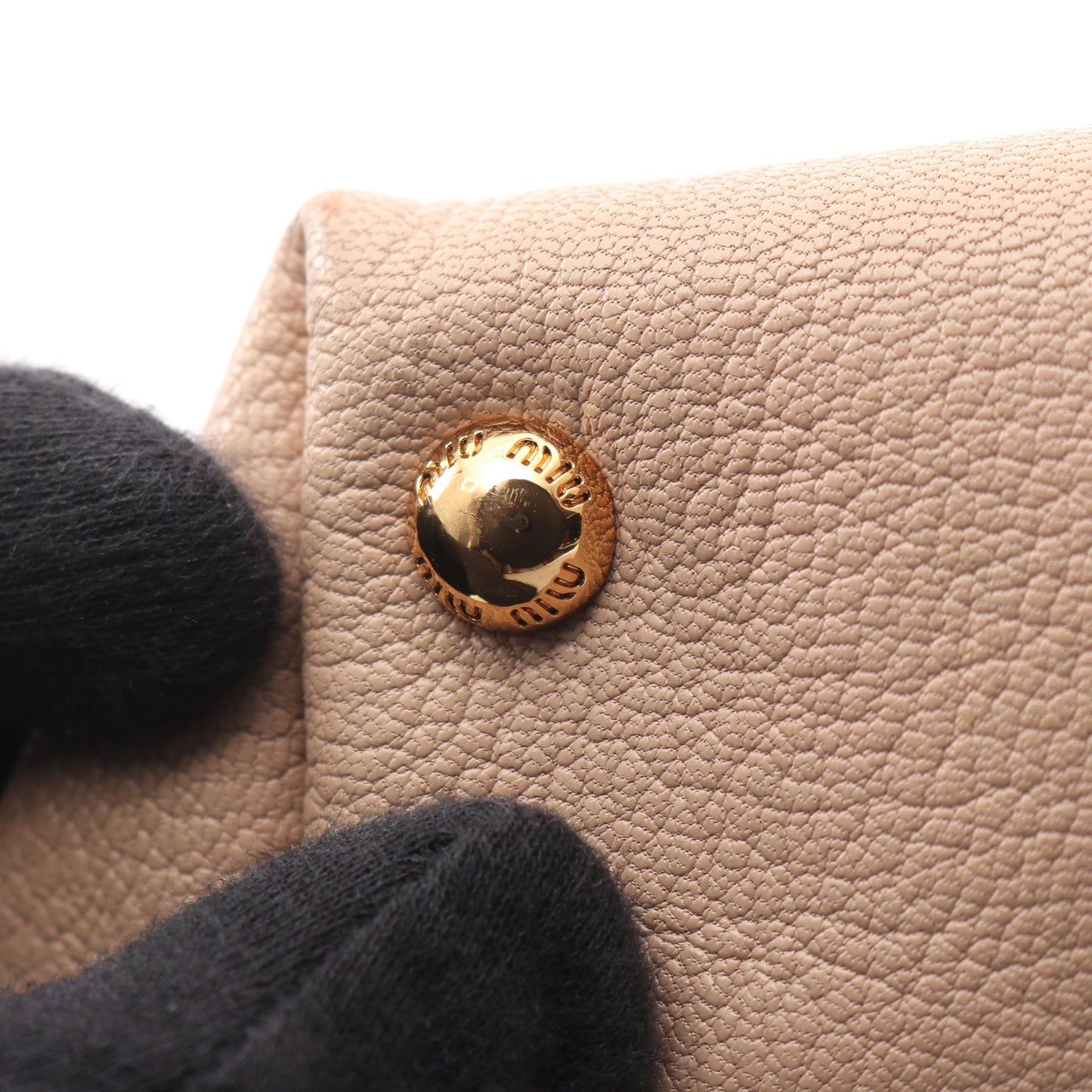 MADRAS マドラス ハンドバッグ レザー ベージュ 2WAY ミュウミュウ バッグ miu miu