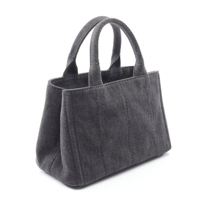 CANAPA カナパ ハンドバッグ トートバッグ デニム ダークグレー 2WAY プラダ バッグ PRADA