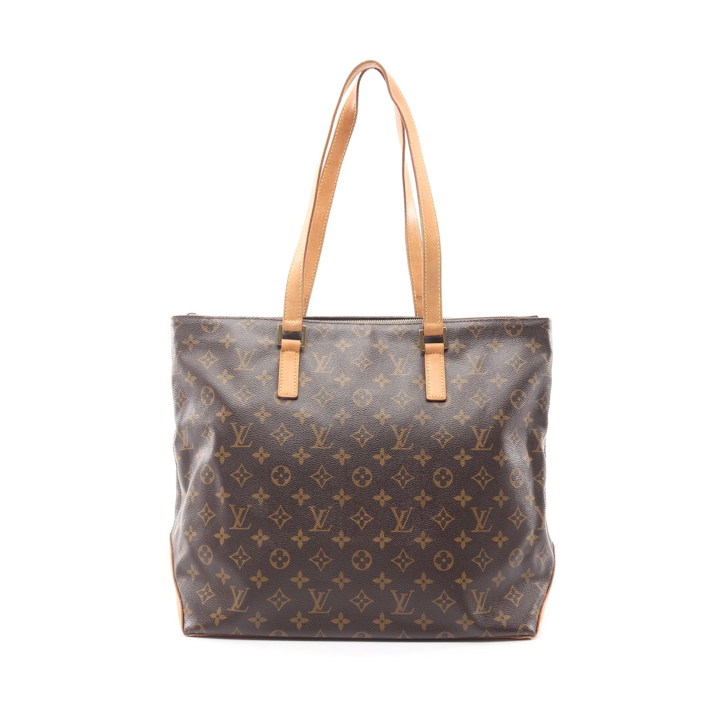 カバメゾ モノグラム ショルダーバッグ トートバッグ PVC レザー ブラウン ルイヴィトン バッグ LOUIS VUITTON