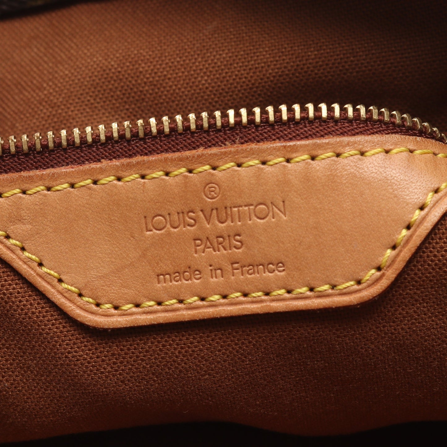 カバメゾ モノグラム ショルダーバッグ トートバッグ PVC レザー ブラウン ルイヴィトン バッグ LOUIS VUITTON