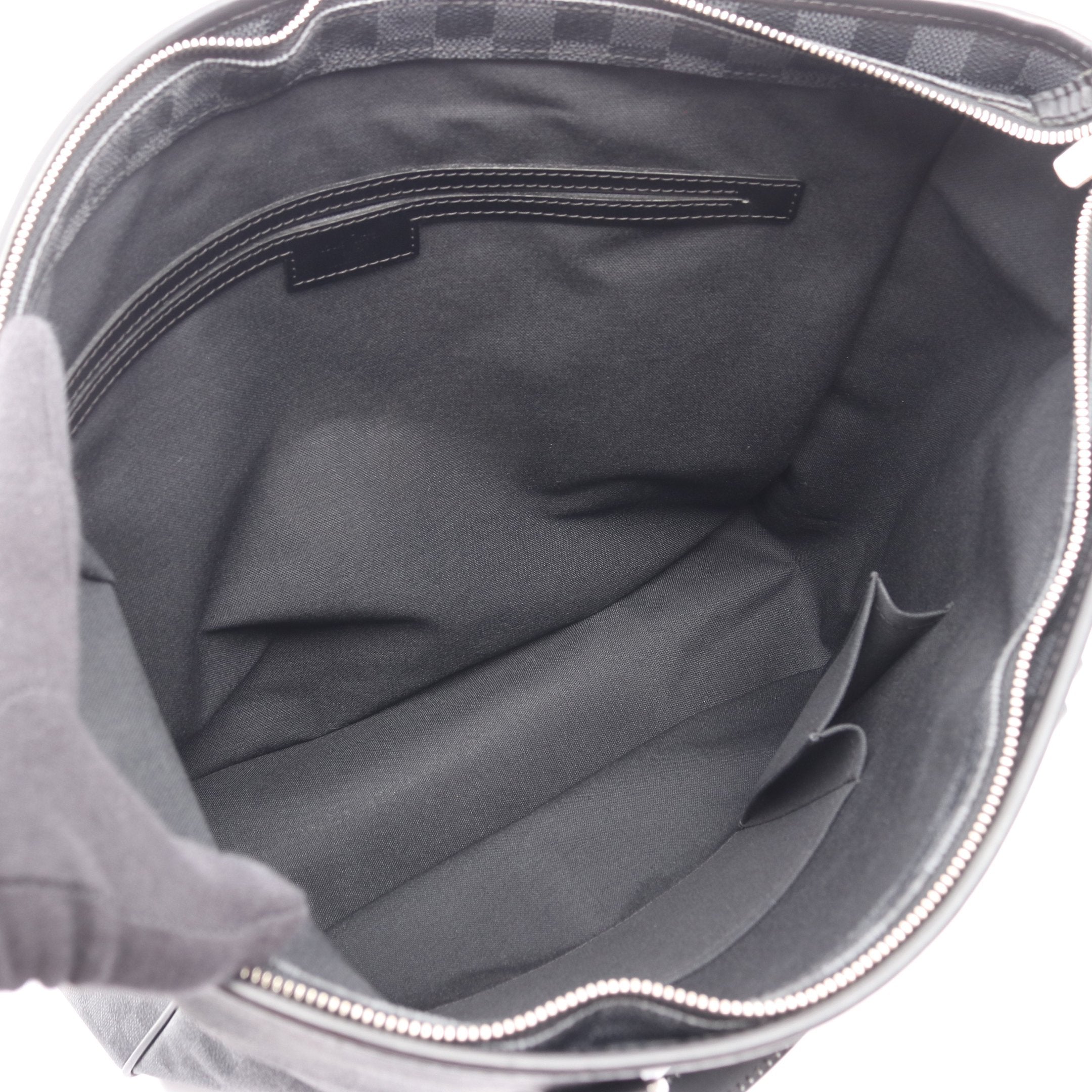 タダオ ダミエグラフィット ハンドバッグ トートバッグ PVC レザー