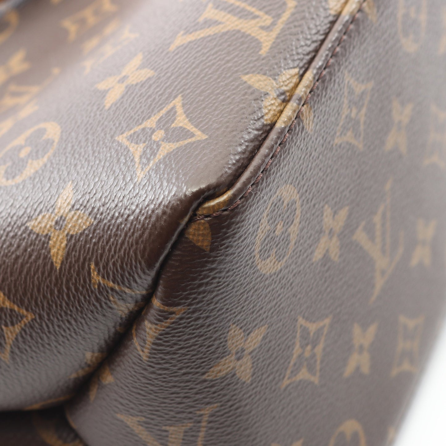 プティ パレPM モノグラム ハンドバッグ PVC レザー ブラウン 2WAY ルイヴィトン バッグ LOUIS VUITTON