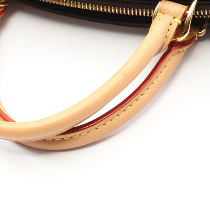 プティ パレPM モノグラム ハンドバッグ PVC レザー ブラウン 2WAY ルイヴィトン バッグ LOUIS VUITTON