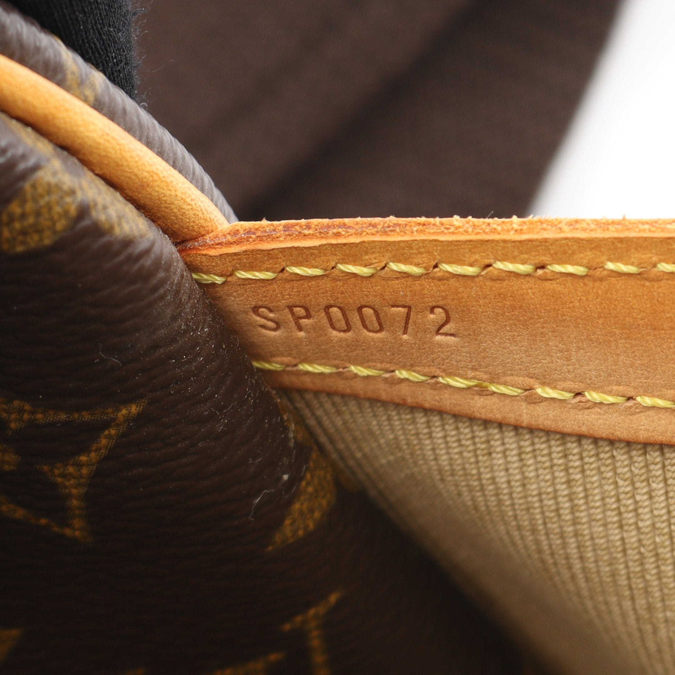 リポーターPM モノグラム ショルダーバッグ PVC レザー ブラウン ルイ