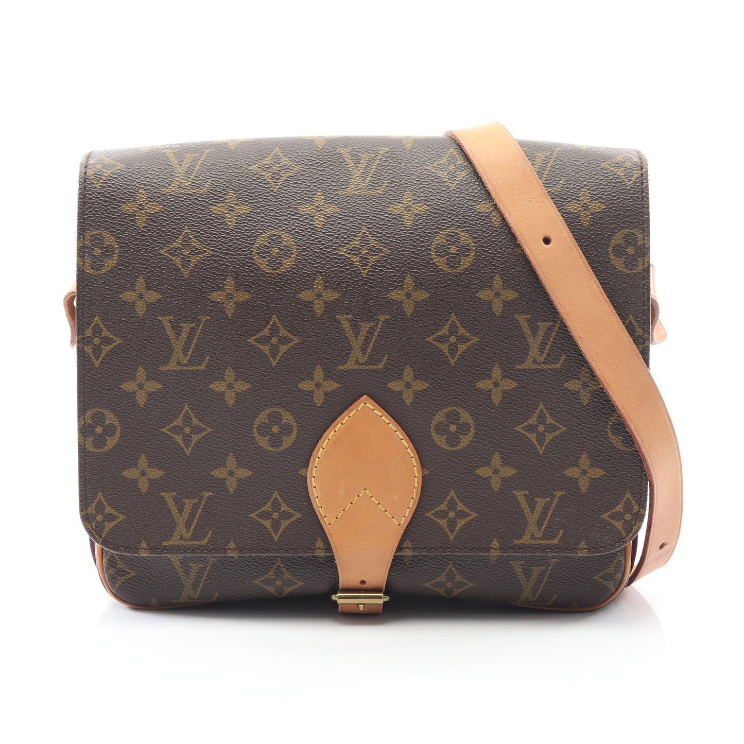 カルトシエールGM モノグラム ショルダーバッグ PVC レザー ブラウン ルイヴィトン バッグ LOUIS VUITTON