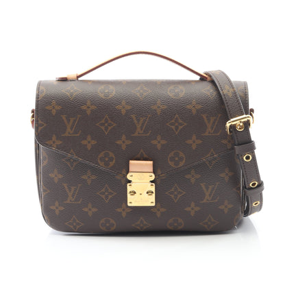 ポシェット メティス MM モノグラム ハンドバッグ PVC レザー ブラウン 2WAY ルイヴィトン バッグ LOUIS VUITTON