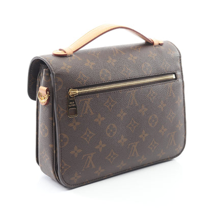 ポシェット メティス MM モノグラム ハンドバッグ PVC レザー ブラウン 2WAY ルイヴィトン バッグ LOUIS VUITTON
