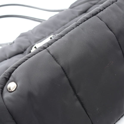 TESSUTO BOMBER ボンバー ショルダーバッグ トートバッグ ナイロン サフィアーノレザー ブラック 2WAY プラダ バッグ PRADA