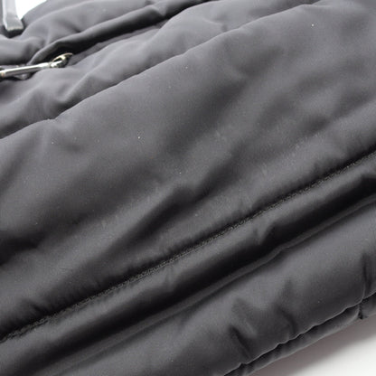 TESSUTO BOMBER ボンバー ショルダーバッグ トートバッグ ナイロン サフィアーノレザー ブラック 2WAY プラダ バッグ PRADA
