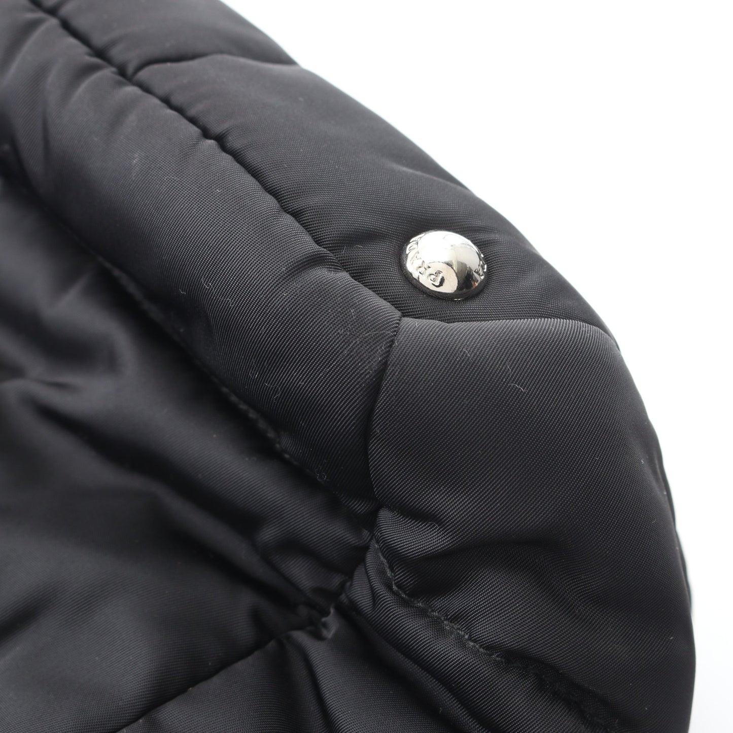 TESSUTO BOMBER ボンバー ショルダーバッグ トートバッグ ナイロン サフィアーノレザー ブラック 2WAY プラダ バッグ PRADA