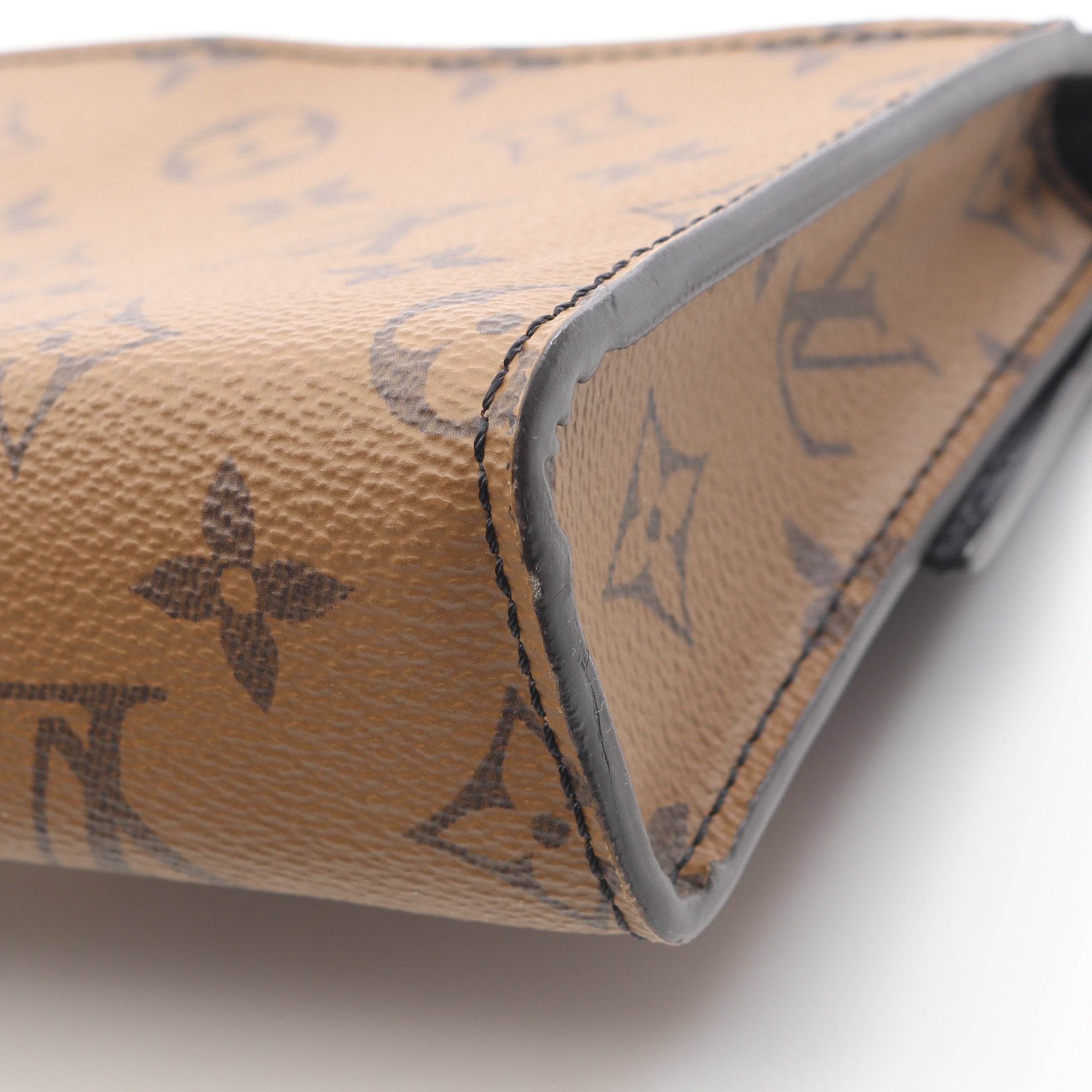 LOUIS VUITTON ルイヴィトン M44101 ポシェット・コラム ショルダーバッグ モノグラムリバース レディース [中古] ポシェット コラム モノグラムリバース ショルダーバッグ PVC レザー