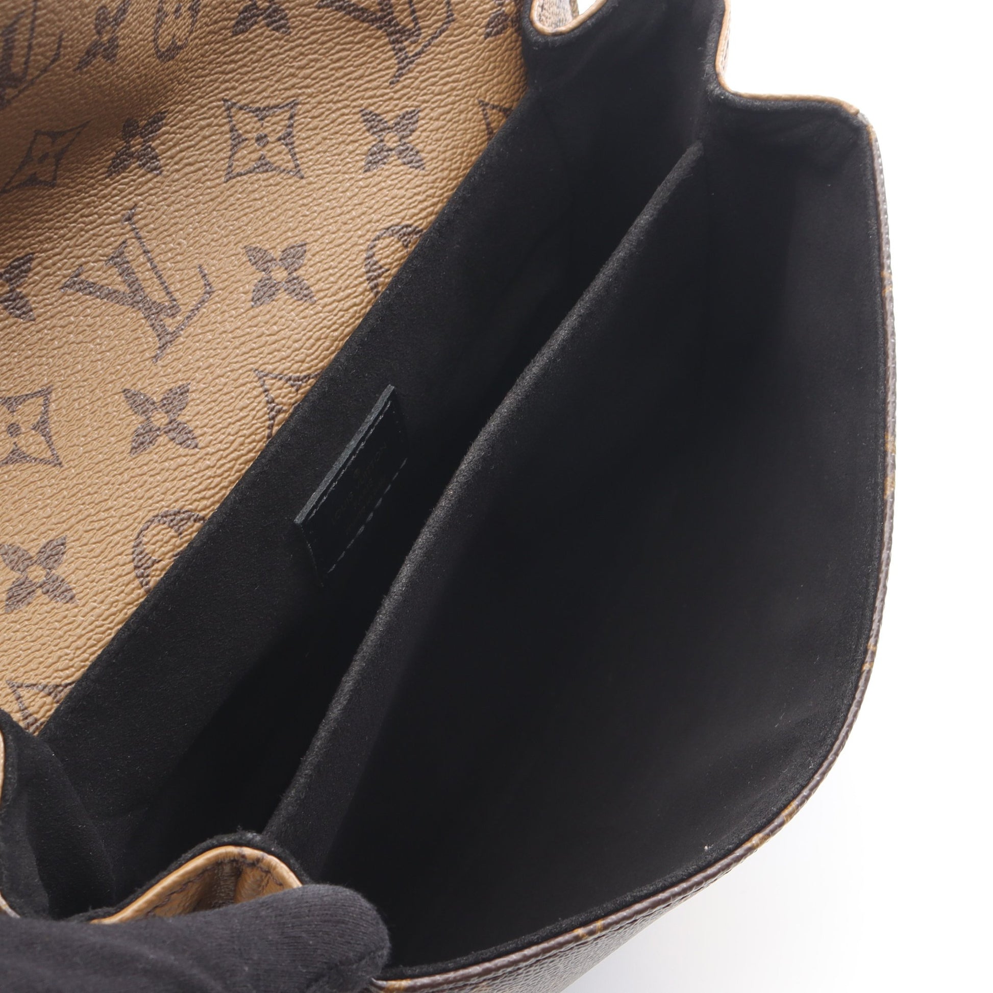 ポシェット メティス MM モノグラムリバース ハンドバッグ PVC レザー ブラウン ブラック 2WAY ルイヴィトン バッグ LOUIS VUITTON