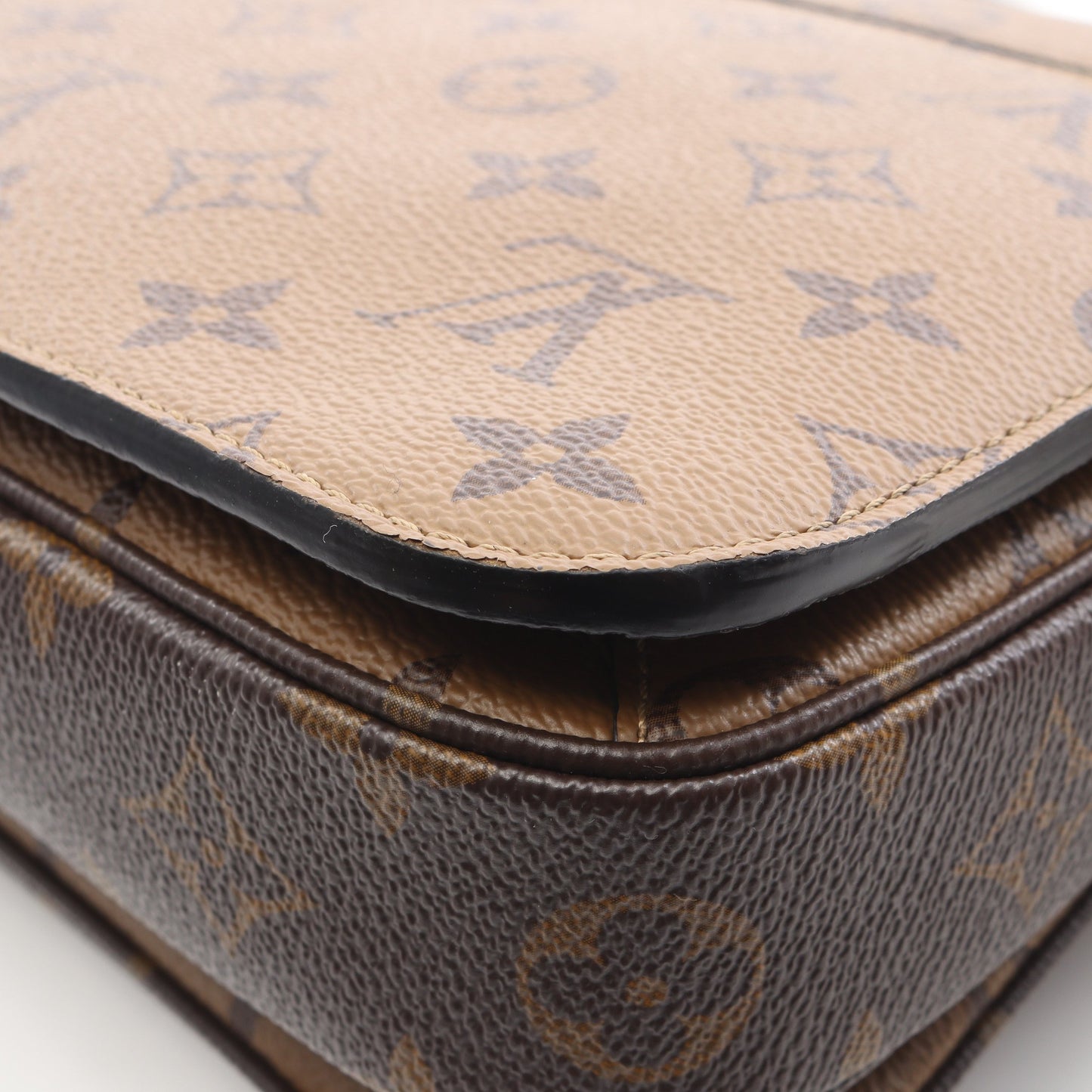 ポシェット メティス MM モノグラムリバース ハンドバッグ PVC レザー ブラウン ブラック 2WAY ルイヴィトン バッグ LOUIS VUITTON