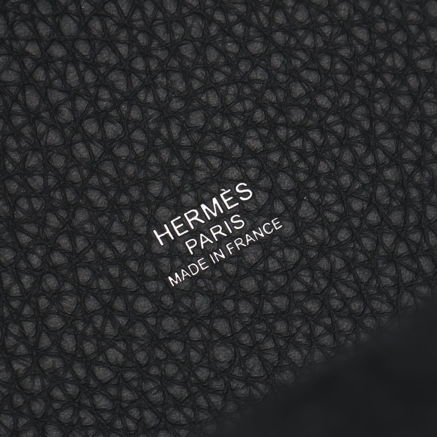 ピコタンロックPM ハンドバッグ トリヨンクレマンス ブラック シルバー金具 C刻印 エルメス バッグ HERMES