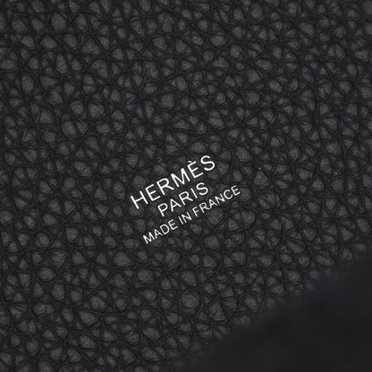 ピコタンロックPM ハンドバッグ トリヨンクレマンス ブラック シルバー金具 C刻印 エルメス バッグ HERMES