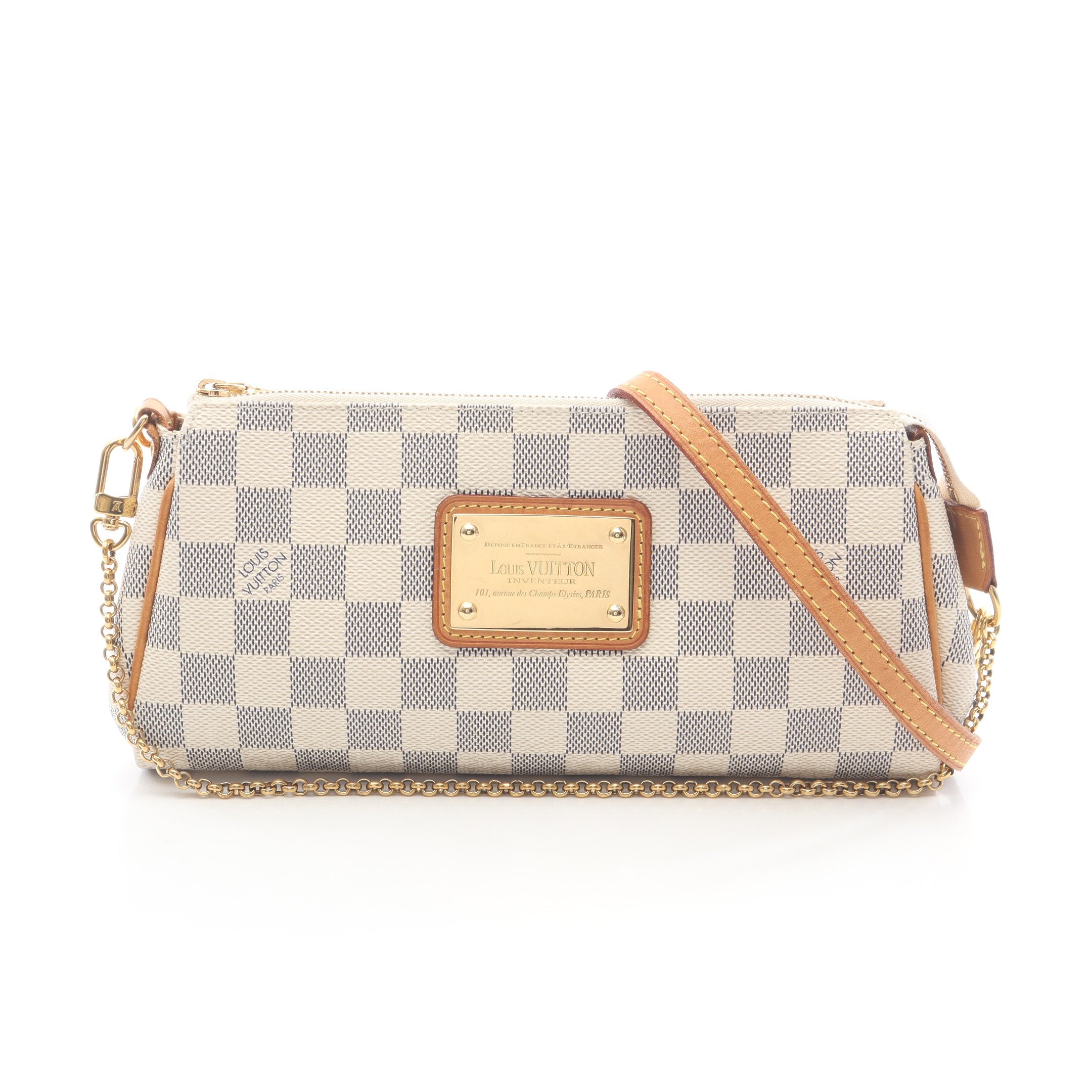 K*＊様 ルイ・ヴィトン　ダミエアズール　エヴァ ルイヴィトン エヴァ 2WAY 14137 ブラウン レディース ダミエ