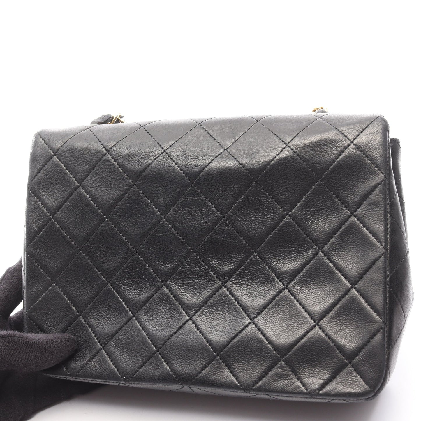 ミニマトラッセ20 チェーンショルダーバッグ ラムスキン ブラック ゴールド金具 シャネル バッグ CHANEL
