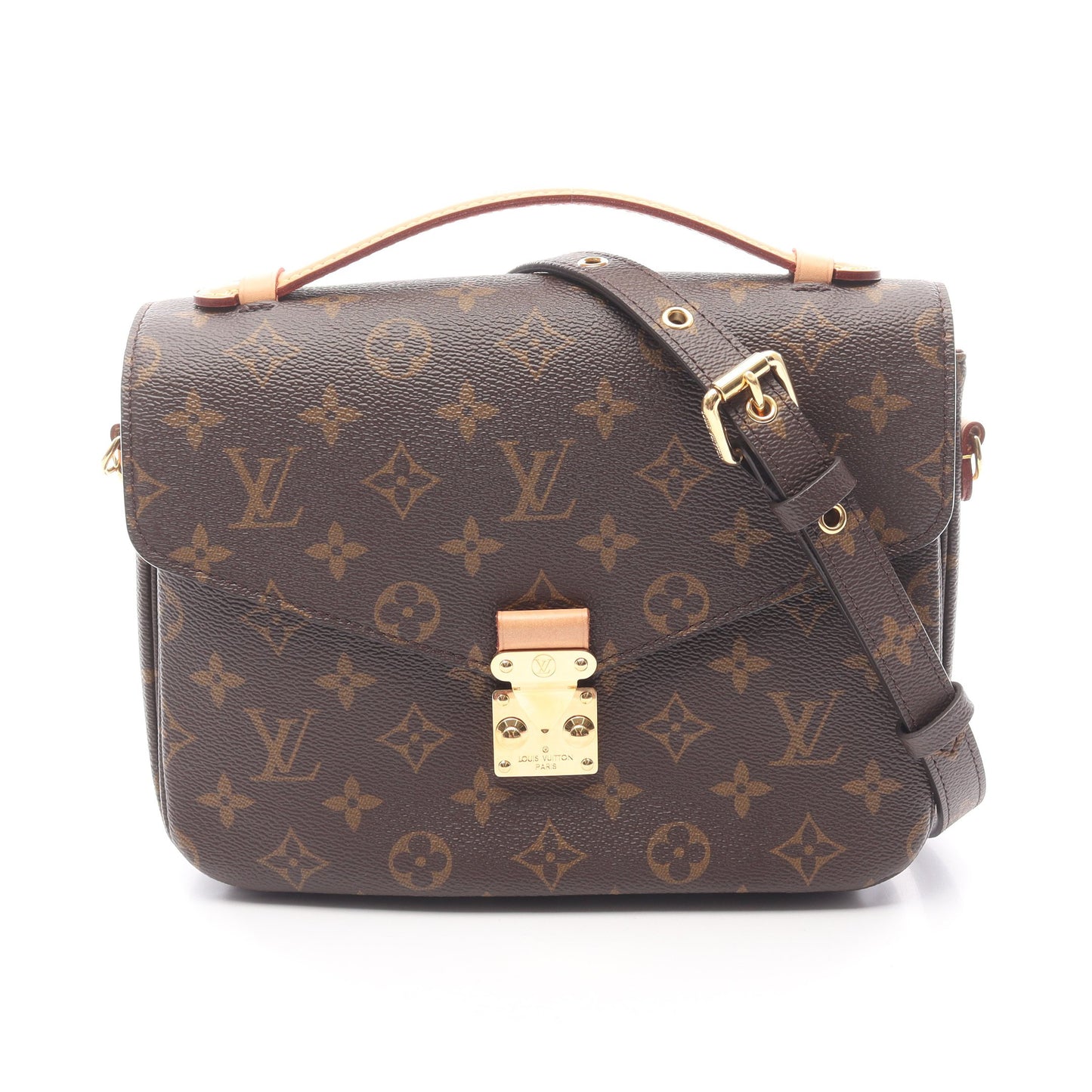 ポシェット メティス MM モノグラム ハンドバッグ PVC レザー ブラウン 2WAY ルイヴィトン バッグ LOUIS VUITTON