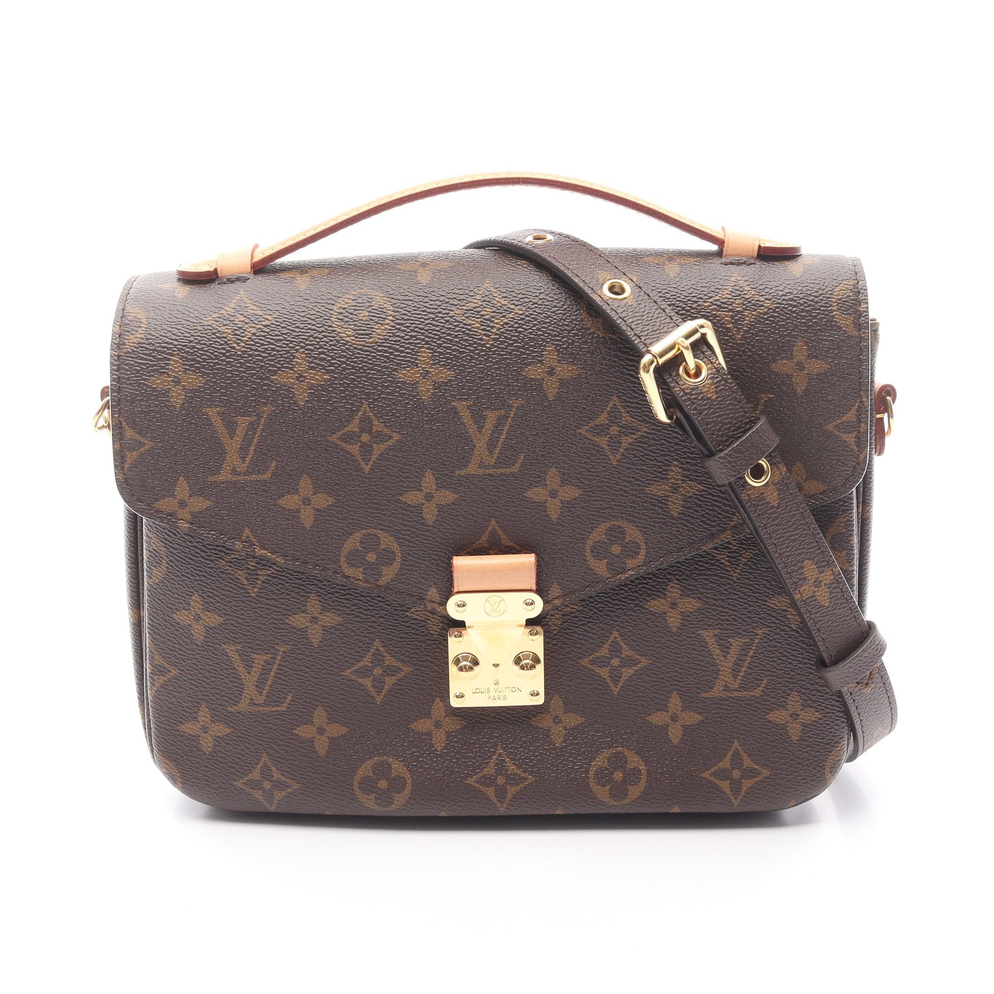 ポシェット メティス MM モノグラム ハンドバッグ PVC レザー ブラウン 2WAY ルイヴィトン バッグ LOUIS VUITTON