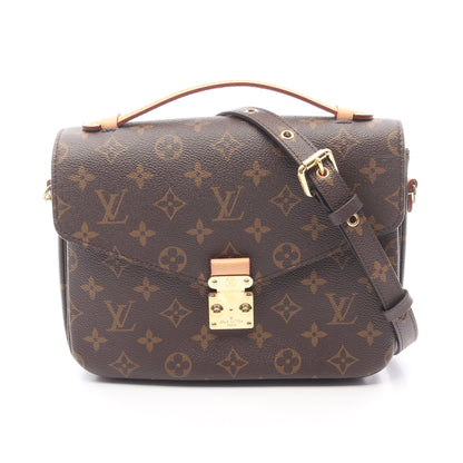 ポシェット メティス MM モノグラム ハンドバッグ PVC レザー ブラウン 2WAY ルイヴィトン バッグ LOUIS VUITTON