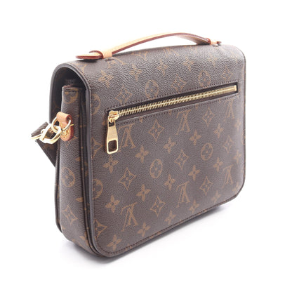 ポシェット メティス MM モノグラム ハンドバッグ PVC レザー ブラウン 2WAY ルイヴィトン バッグ LOUIS VUITTON