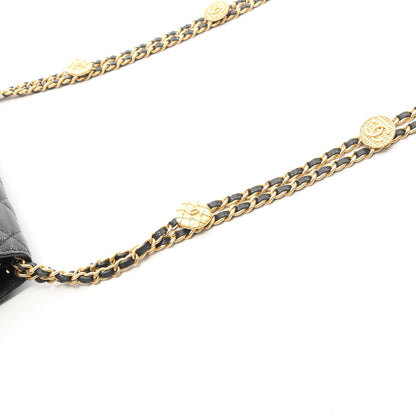 マトラッセ チェーンウォレット キャビアスキン ブラック ゴールド金具 シャネル バッグ CHANEL