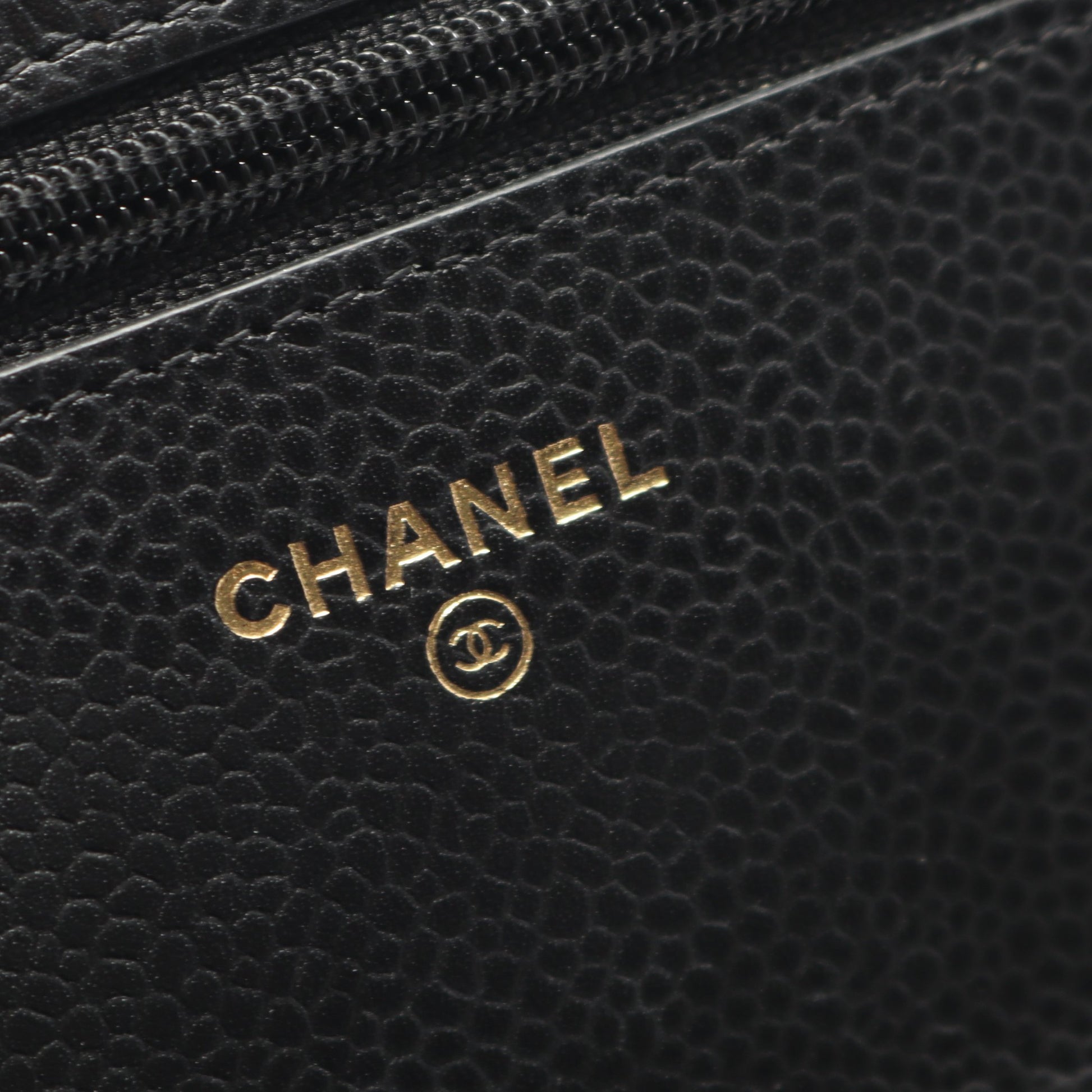 マトラッセ チェーンウォレット キャビアスキン ブラック ゴールド金具 シャネル バッグ CHANEL