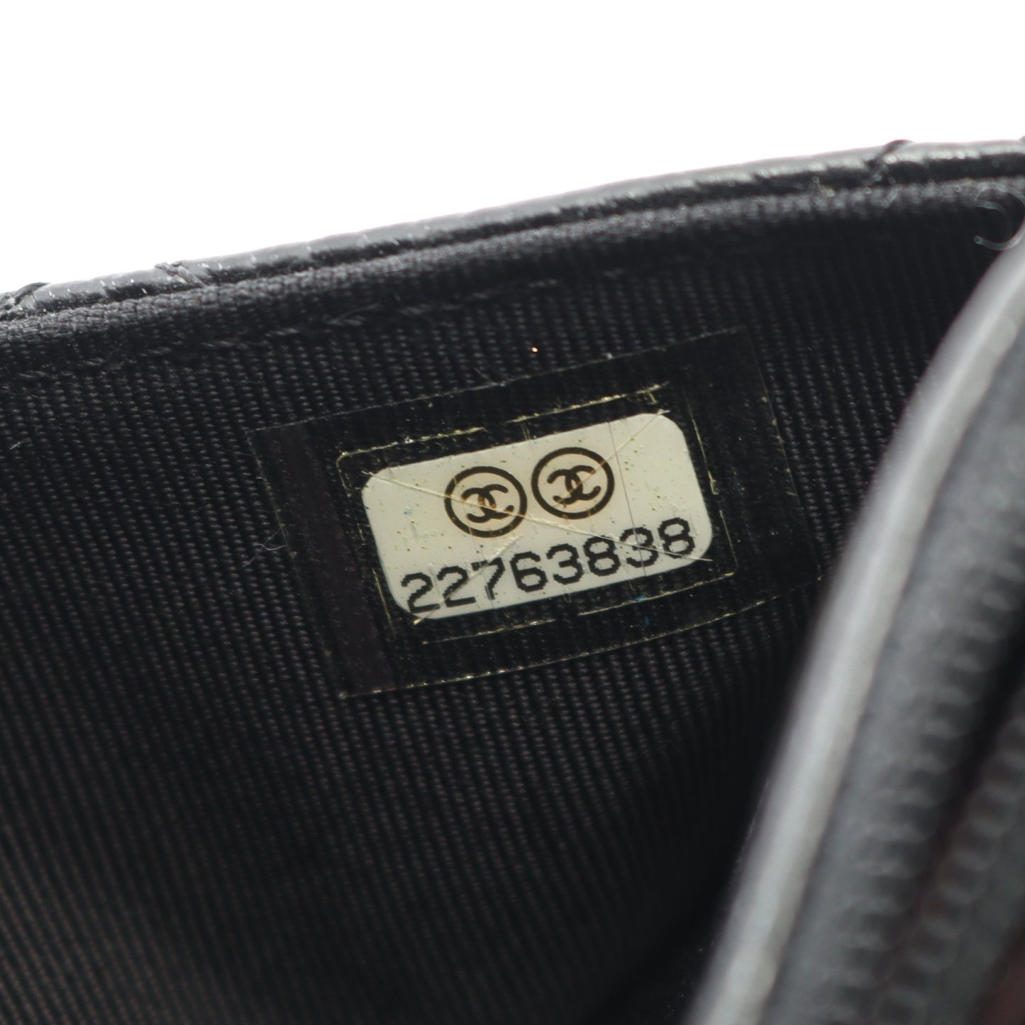 マトラッセ チェーンウォレット キャビアスキン ブラック ゴールド金具 シャネル バッグ CHANEL