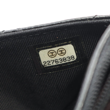 マトラッセ チェーンウォレット キャビアスキン ブラック ゴールド金具 シャネル バッグ CHANEL