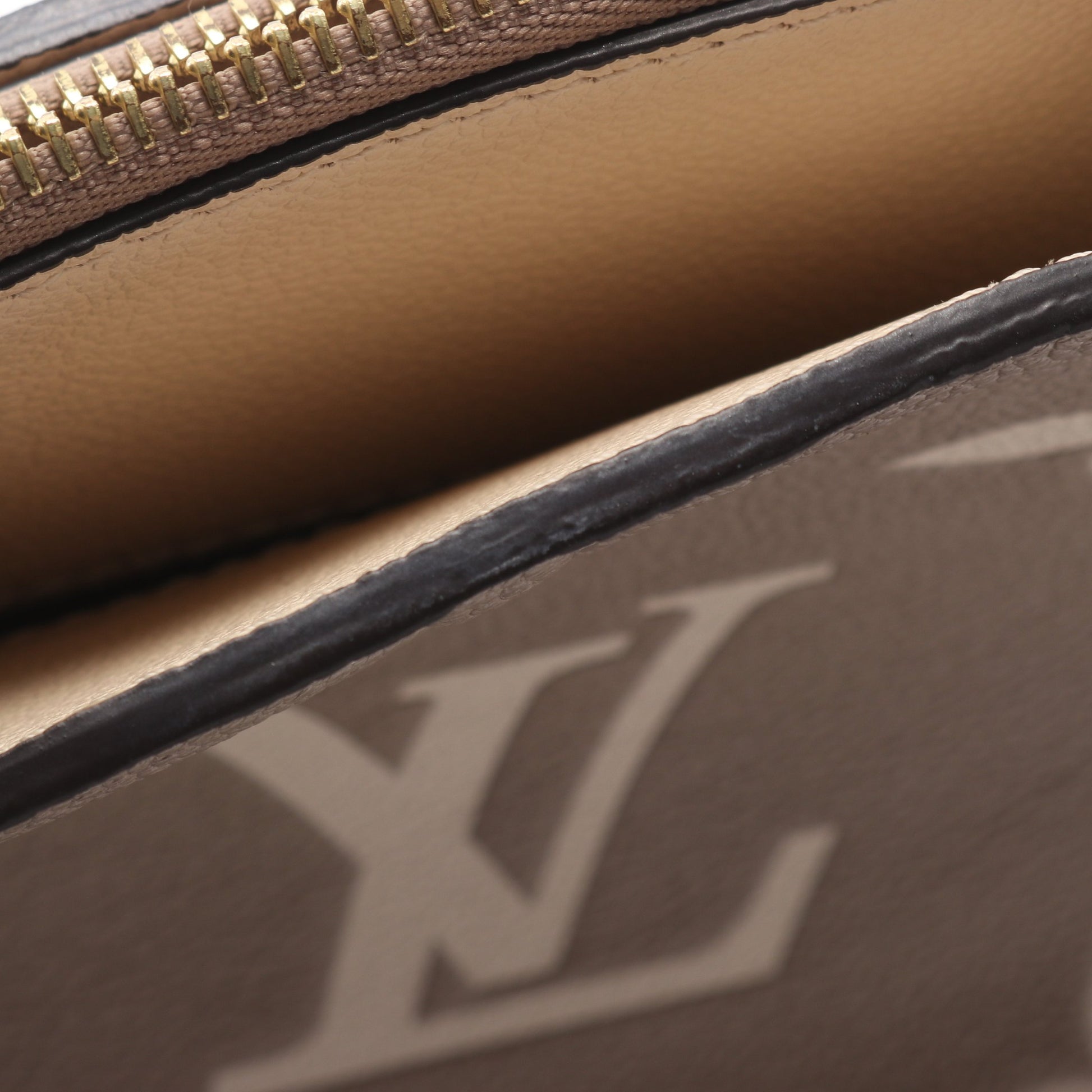 プティ パレPM モノグラムアンプラント トゥルトレール クレーム ハンドバッグ レザー グレーベージュ 2WAY ルイヴィトン バッグ LOUIS VUITTON